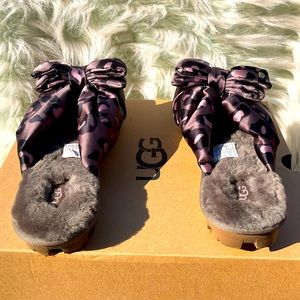 NWOT UGG leopard slide slipper Sz 9